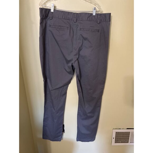 Lands End Womens Mid Rise Straight Leg Pants Gray Size 18 - Picture 10 of 11